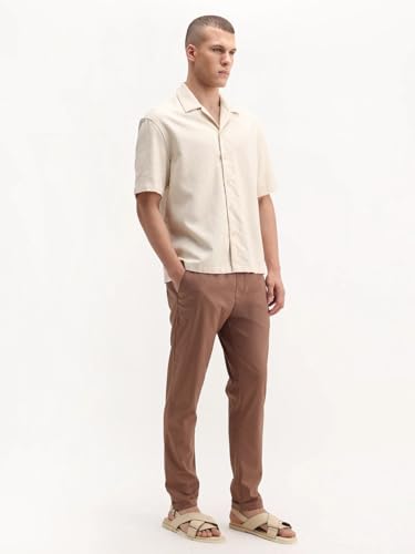Image of Rare Rabbit Regular fit Striped Trouser