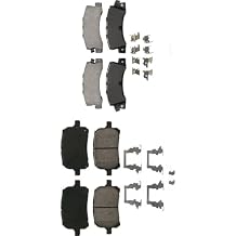 2 X Front Rear Brakes Disc Brake Pad Set fits Toyota Solara,Camry 1999 fits Lexus ES300,RX300 1999 Replacement 04465-33120, 04465-33230, 04465-33121