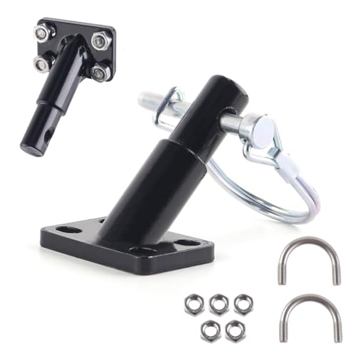 Bicycle Trailer Coupling Quick Coupling for Bicycle Trailer Coupling Trailer Adapter, Galvanised Iron Construction with Locking Pin, Children's Trailer Dog Trailer for Bicycle, Ideal for Dog Dran