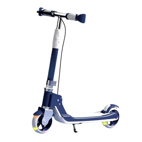 Patinete para niños y adolescentes, carga máxima de 240 libras, patinete plegable con suspensión antigolpes, 5 alturas ajustables, ruedas con luz LED, cubierta antideslizante ligera