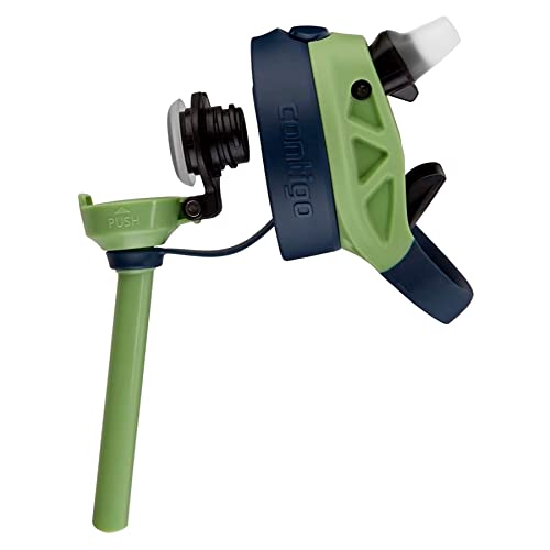 Image of Contigo Kids Straw Water Bottle with AUTOSPOUT Lid 14oz Monsters