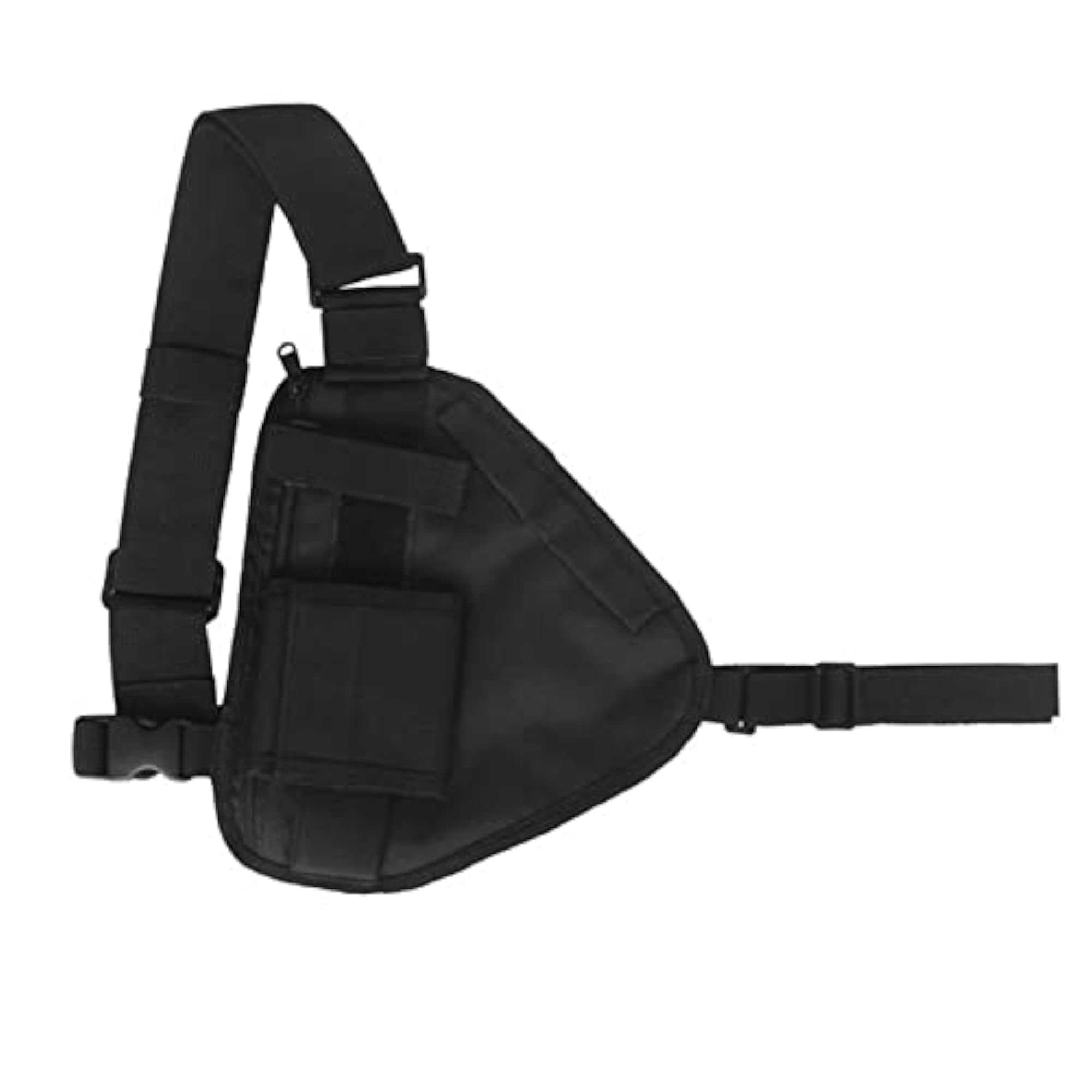 Radio Pouch Adjustable Shoulder Strap Chest Rig Pack, Unisex