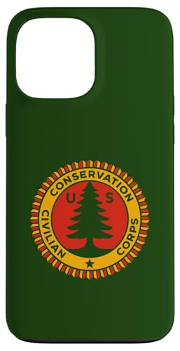 Vintage Civilian Conservation Corps Retro CCC Logo X}zP[X iPhone 13 Pro Max p