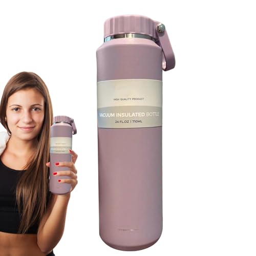 Botella de agua hermética de acero inoxidable con aislamiento al vacío de 24 oz 2