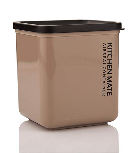 Image of Asian Plastowares - Airtight Rectangular Storage Containers | Set of 3 | 1300ml each | Storage Container for Kitchen | Ideal for dry fruits, chocolates, biscuits, namkeen, snack | BPA Free| Brown