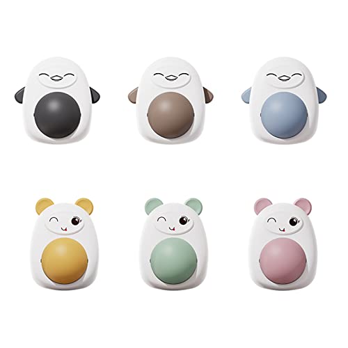 6 ピース ウォールトリート ボールをなめる猫用食用おもちゃ おやつ 安全に噛む歯の掃除 壁掛けマウント