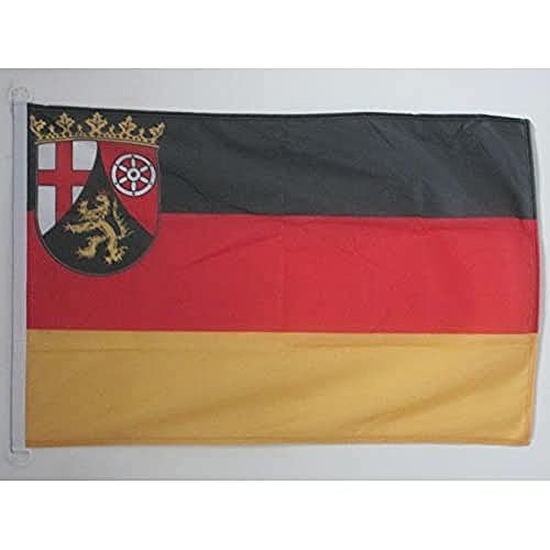 AZ FLAG Rhineland-Palatinate Flag 2' x 3' for outdoor, Germany, German region of Rhineland-Palatinate flags 90 x 60 cm