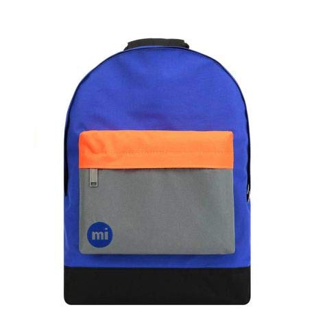 Mi-PacClassic Colour Block Backpack Casual Daypack, 41 cm, 17 Liters, Electric Blue/Grey