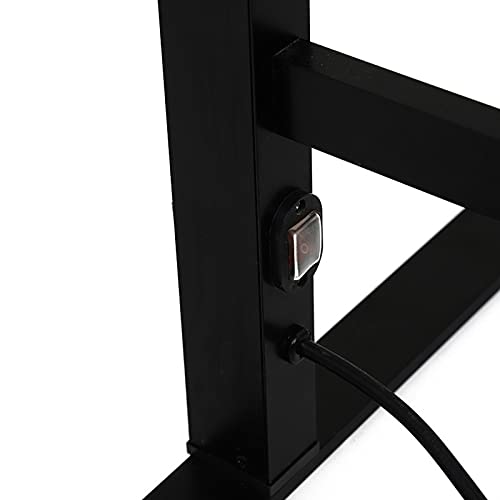 Toallero eléctrico independiente de aluminio con acabado premium 7
