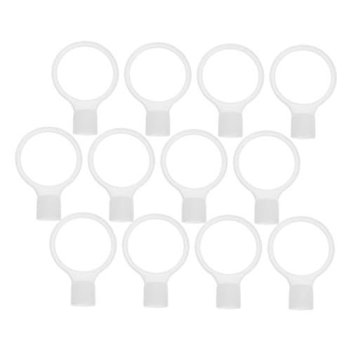 HAWILLOSCH 12pcs Traffic Cone Connector for Flat Cones Barrier Chain Connector for Safety Crowd Control