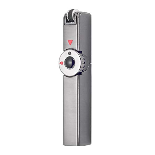 HUOWA Jet Torch Cigar Lighter, Blue Flame Cigarette Lighter with Flame Adjustable Dial, Butane Refillable (Fuel Not Included)