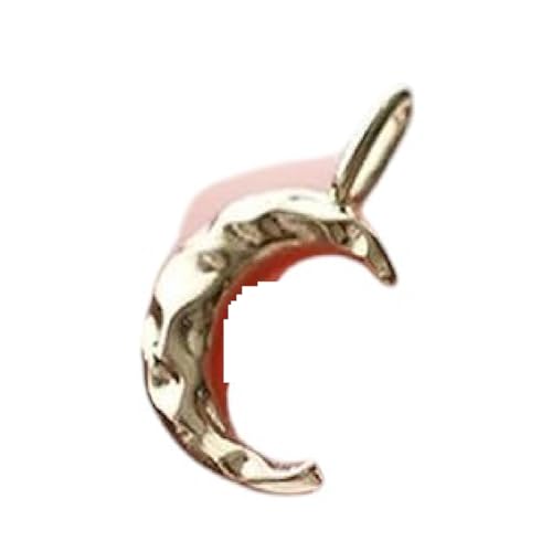 Collier lune or argent 925 bijoux tendance pour tenue de soirée