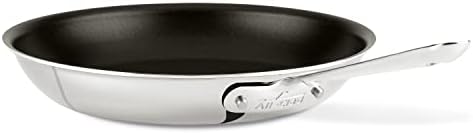 All-Clad 4112NSR2 Stainless Steel Tri-Ply Bonded Dishwasher Safe PFOA-free Non-Stick Fry Pan/Cookware, 12-Inch, Silver