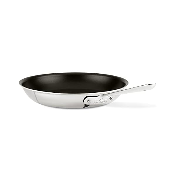   All-Clad-D3-3-Ply-Stainless-Steel-Non-stick-Fry-Pan-12-Inch-Induction-Compatible-Oven-Broiler-Safe-500F-Nonstick-Skillet-Kitchen-Frying-Pan-Cookin-Pan-Pots-and-Pans-Professional-Cookware-Silver