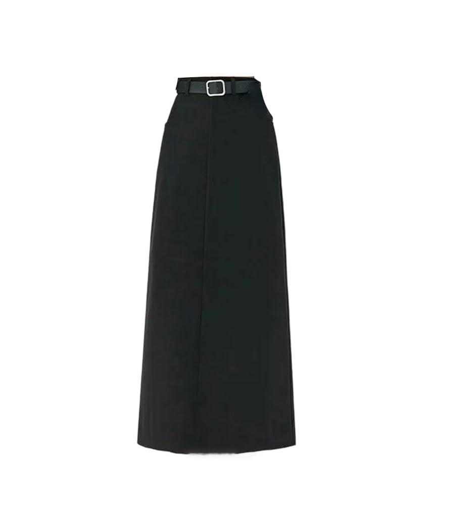 Womens Thickening Opening Skirt Womens High Straight A- Line Straight Long Skirt