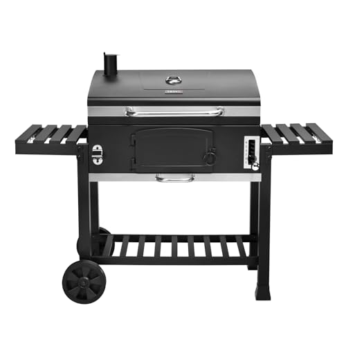 TAINO HERO XXL Smoker Holzkohle-Grill BBQ Grillwagen Standgrill – Bild 5