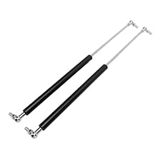 [Vertical applications] can be used for various purposes, such as television cabinets, bed storage, RV doors, toolboxes and many more. [Adjustable power] Adjust the power exerted by the gas spring to meet your needs for optimal performance. [Establis...