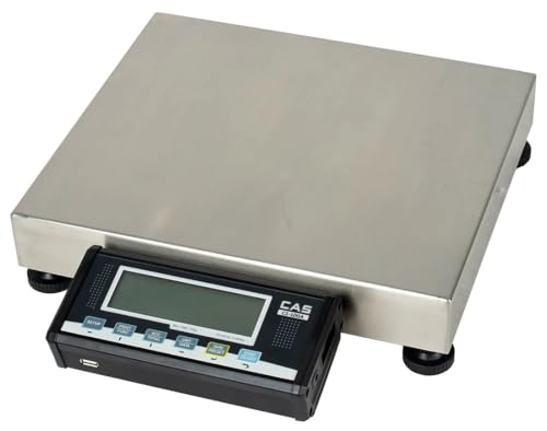Báscula CAS GW-30 con bandeja acero inoxidable 30 lb miniatura 1