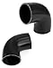 QWORK 90 Degree Elbow Silicone Hose, 2 Pcs 3