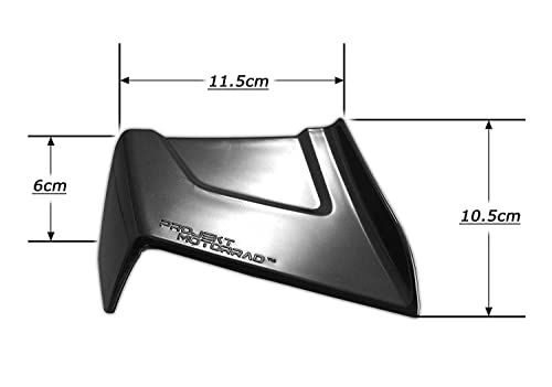 Image of Vagary Combo of Black Winglet with Bike Side Wings for Yamaha R15 V4 / R15 M