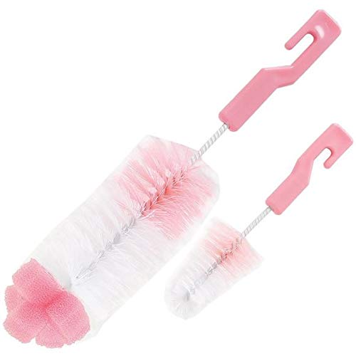 KIT 3 Itens - 01 Alimentador Frutinha Rosa Buba + 01 Dedeira Massageadora + 01 Kit Escovas de Mamade