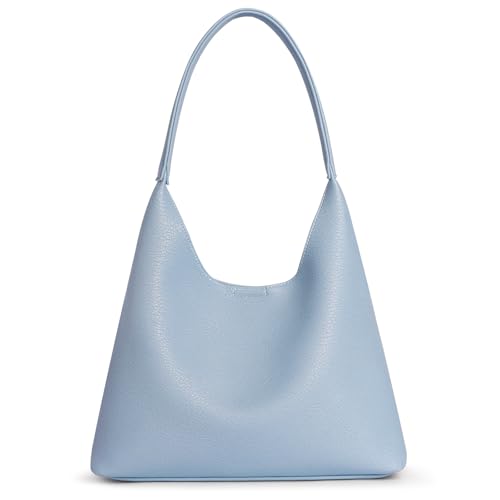 Hobo Bags for Women Small Slouchy Hobo Purse Soft Vegan Leather Shoulder Bag Trendy Everyday Tote Handbag 11 (28cm)