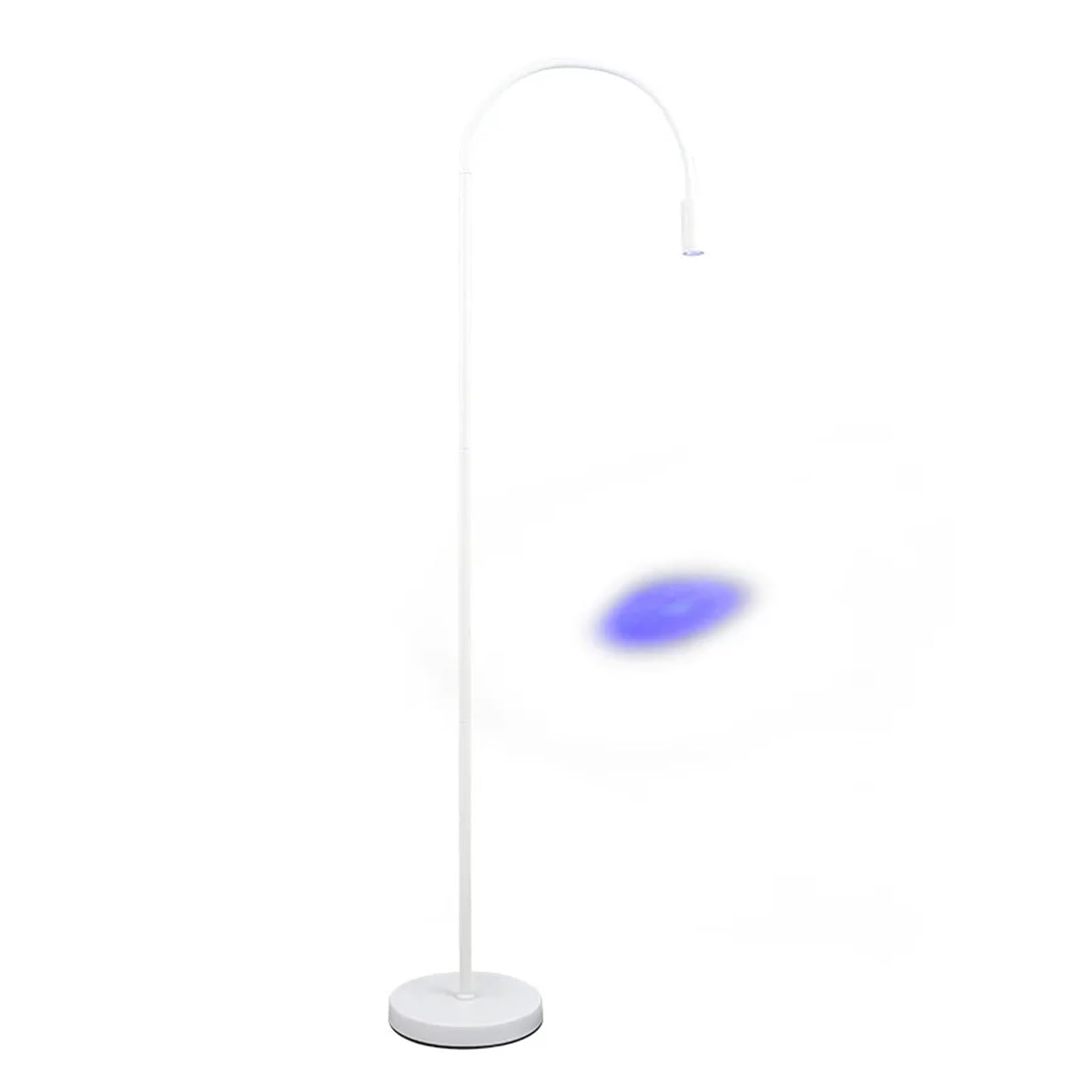 CVFRDD UV Ultraviolet Light LED UV Glue Curing Light Beauty Nail Beauty Eyelash False Eyelashes Grafting Foot Step Switch Floor Lamp(5W-01)