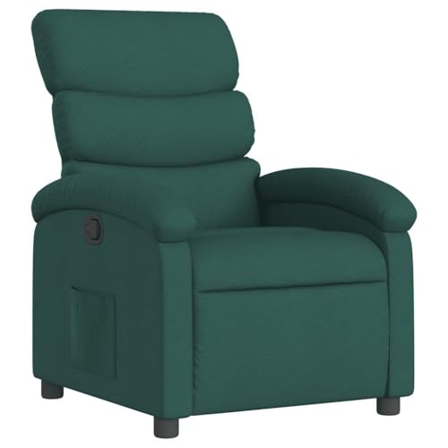 Sillón reclinable plegable Verde oscuro miniatura 1