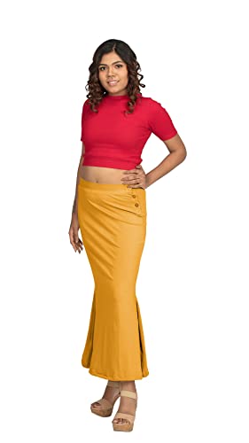 Image of Premium Cotton Saree Shapewear for Women Cotton Fishcut Saree Shapewear, Petticoat, Skirt for Women, Shapers for Womens Sarees