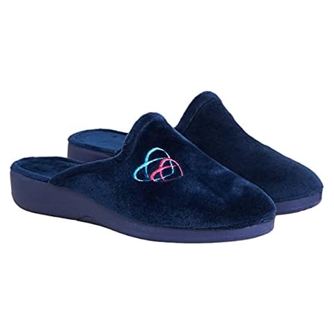 Women's Autumn/Winter 2022 Home Shoes, navy, 3 UK Cover
