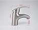 Antique Deck Mounted Single Handle Basin Faucet Brushed Nickel Hot And Cold Water Mixer Bathroom Taps