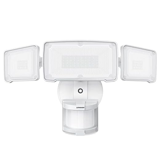 LEPOWER Motion Sensor LED Security Lights