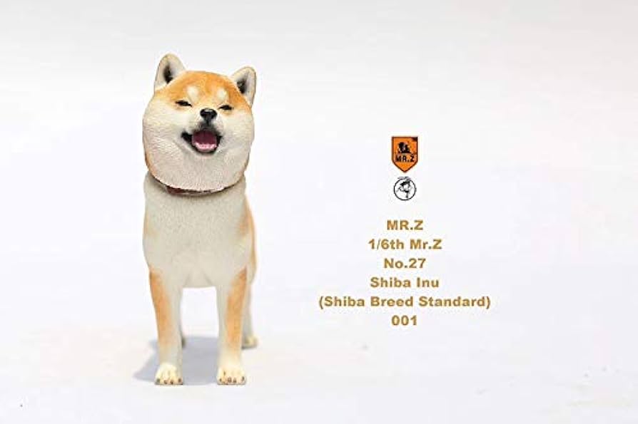 Amazon | Mr.Z 1/6 サイズ 柴犬 可愛い 犬 動物 シベリア リアル