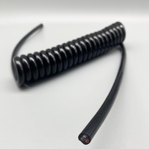 Câble spiralé rétractable pour éviter les nœuds de fils électriques