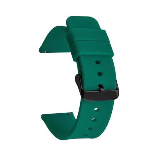 XILILHC 12/14/16/18/20/22/24mm �V���R���X�g���b�v �N�C�b�N�����[�X���o�[�o���h(Dark green B,12mm)