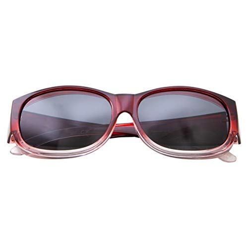 Womens Polarized Fit Over Glasses Sunglasses Oval Cover Overs4