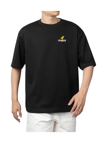 Sparrow-Outfit-Mens-Oversized-T-Shirt-Terry-Cotton-240-GSM-Fabric-Casual-Round-Neck-Half-Sleeve-T-Shirt-for-Men-Lord-Krishna-Graphic-Printed-Relaxed-Fit-Tee-for-Gym-Sports-Outdoor Sparrow Outfit Men’s Oversized T-Shirt | Terry Cotton 240 GSM Fabric Casual Round Neck Half Sleeve T-Shirt for Men | Lord Krishna Graphic Printed Relaxed Fit Tee for Gym Sports Outdoor