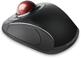 Kensington Orbit Wireless Trackball Mouse with Touch Scroll Ring (K72352US),Black