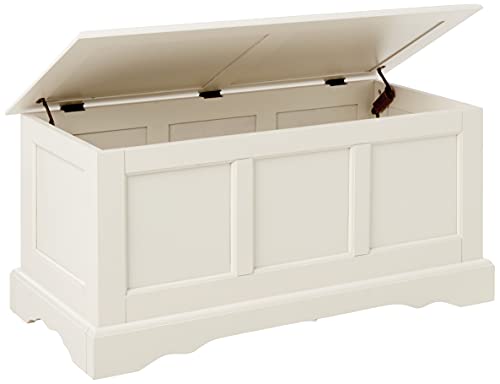 Carolina Chair & Table Camden Hardwood Blanket Chest, Antique Parchment #TOP2