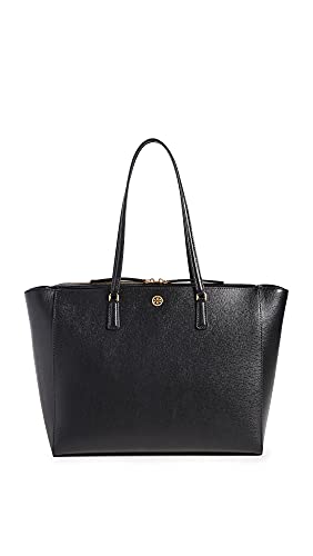 Tory Burch Women's Robinson Tote, Black, One Size