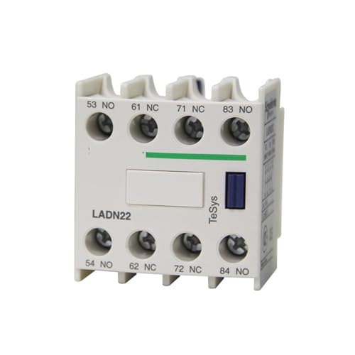 Contactor auxiliar frontal LADN11C de conmutación simultánea y contactos de alta resistencia