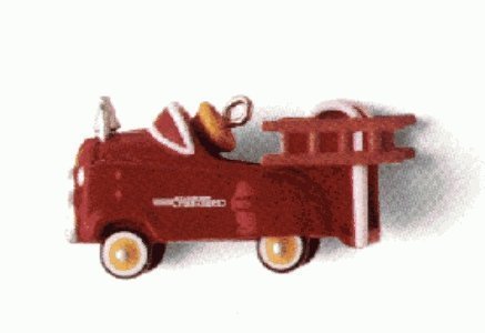 HallmarkKiddy Car Classics Murray Fire Truck 2nd in Series Miniature 1996 Ornament