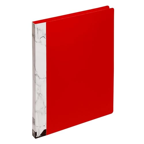 Image of 2D Ring Binder File,Plastic File Folder Legal Size Tough & Durable (F /S-Legal 2D Ring Binder RED - 1)