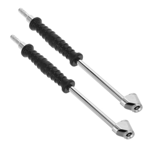 HOMOCONO Adaptador de Válvula para Neumáticos de Coche 2piezas Diseño de Manguera Flexible y Aleación de Zinc para Diversas Tareas de Inflado en Kit de Herramientas
