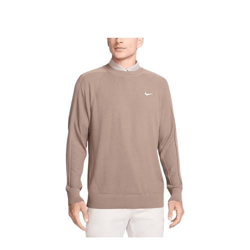 Nike Tour Men's Golf Sweater (FQ8832-233, Mink Brown/Pale Ivory)