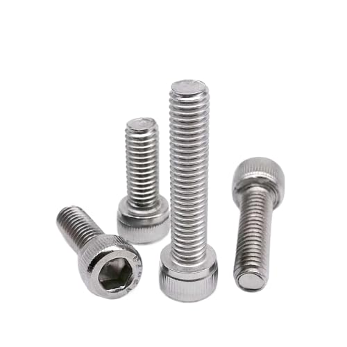 5/10/50 DIN912 M1.4 .6 M2 .5 M3 M4 M5 M6 M8 A2-70 304XeX| Zpt{g(12mm,M1.4 50pcs)