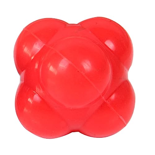 TOYANDONA Reaktionsball Sechseckig Für Agility-Training Interaktives Sportgerät Fitness-Tool Für Reflexe Und Koordination Indoor-trainingsausrüstung Zufällige Farbgebung