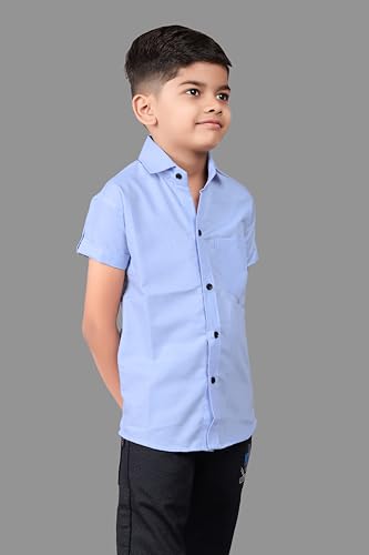 Image of Boy's Regular Fit Cotton Blend Shirts