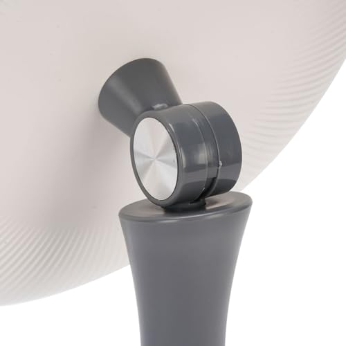 Miroir de maquillage éclairé gris rechargeable USB 1200mAh - 8
