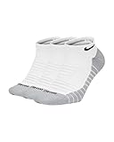 Nike Everyday Max Cushioned No Show Socks Socken 3er Pack (M, white)